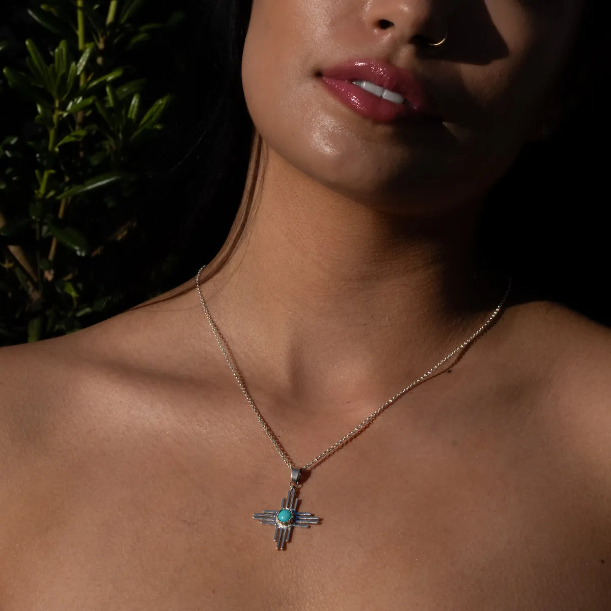 Enchantment: Turquoise Sun Necklace