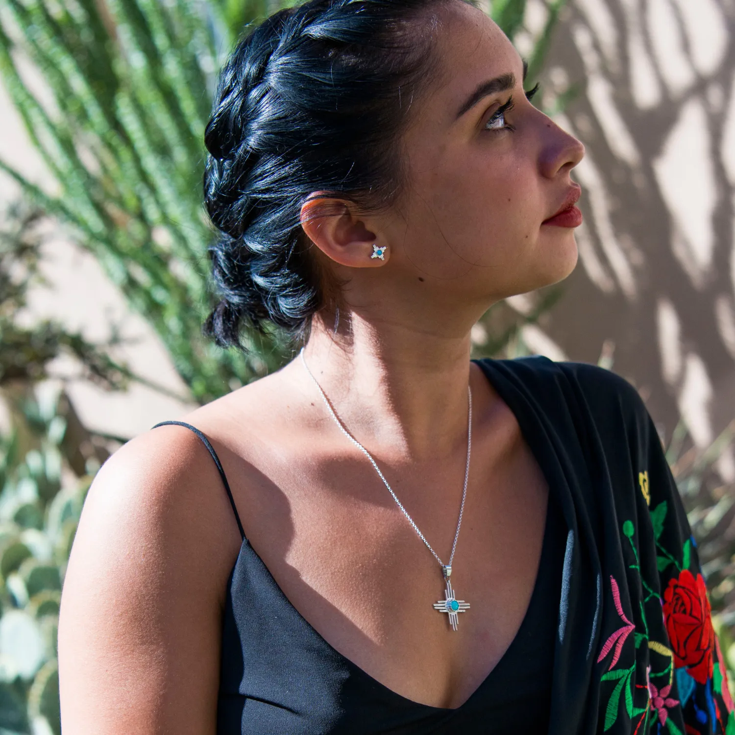 Enchantment: Turquoise Sun Necklace
