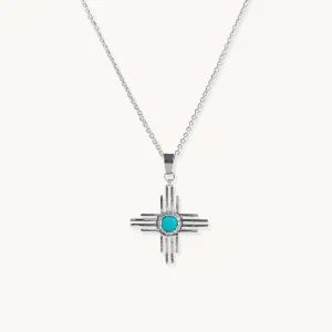 Enchantment: Turquoise Sun Necklace