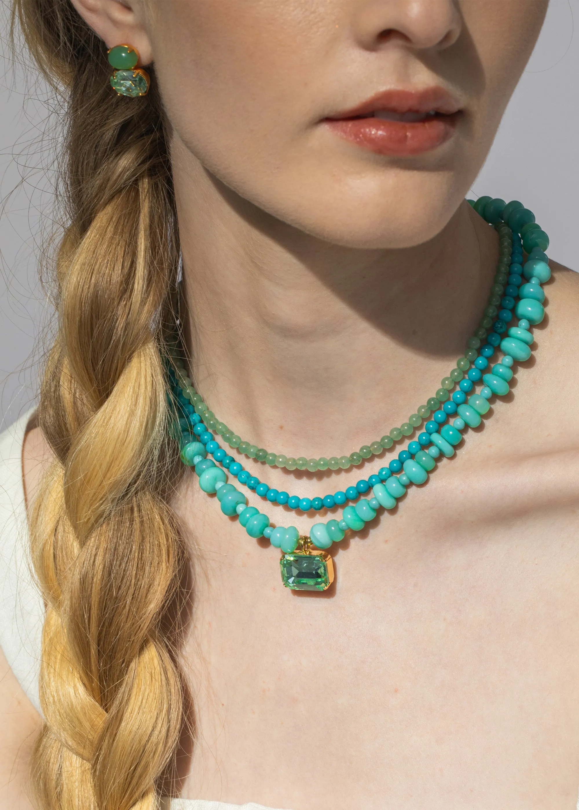 Ersa Necklace -- Aventurine