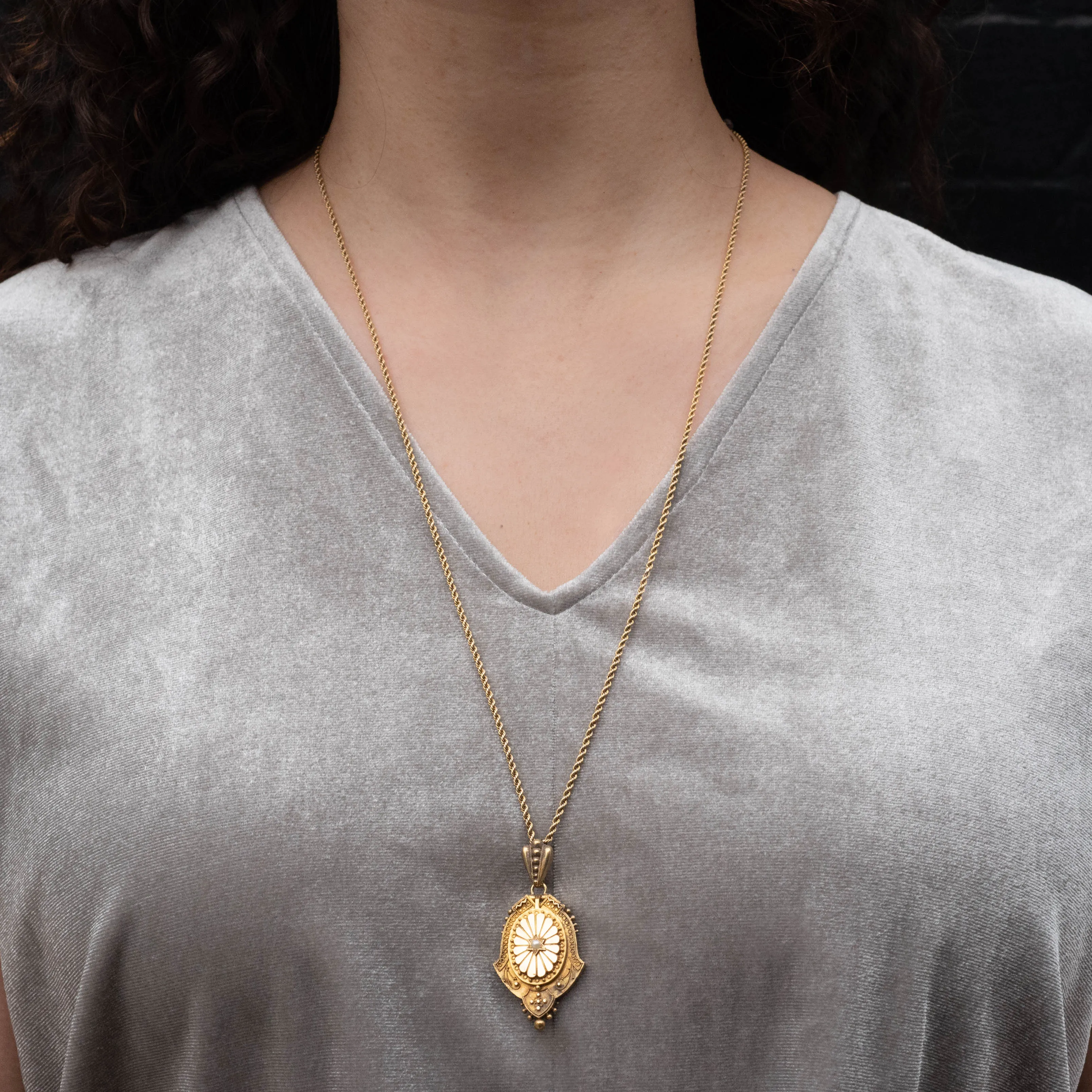 Etruscan Revival Locket c1890