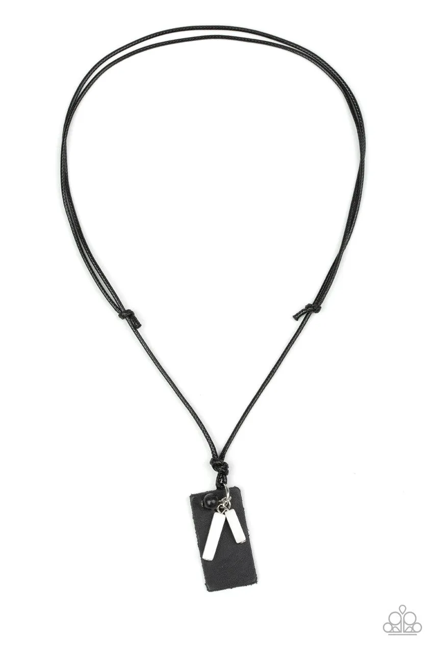 Explorer Edge White Paparazzi Necklace
