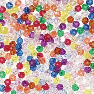 Faceted Beads - 8 mm (1/2 lb)