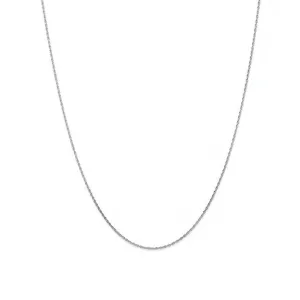 Fink's Jewelers 14K .95mm White Gold Cable Rope Chain Necklace