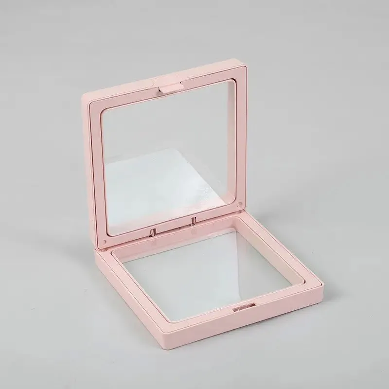 Floating Frame Display 3D 9x9cm - Pink