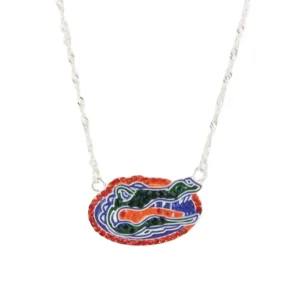 Florida Gators Crystal Necklace