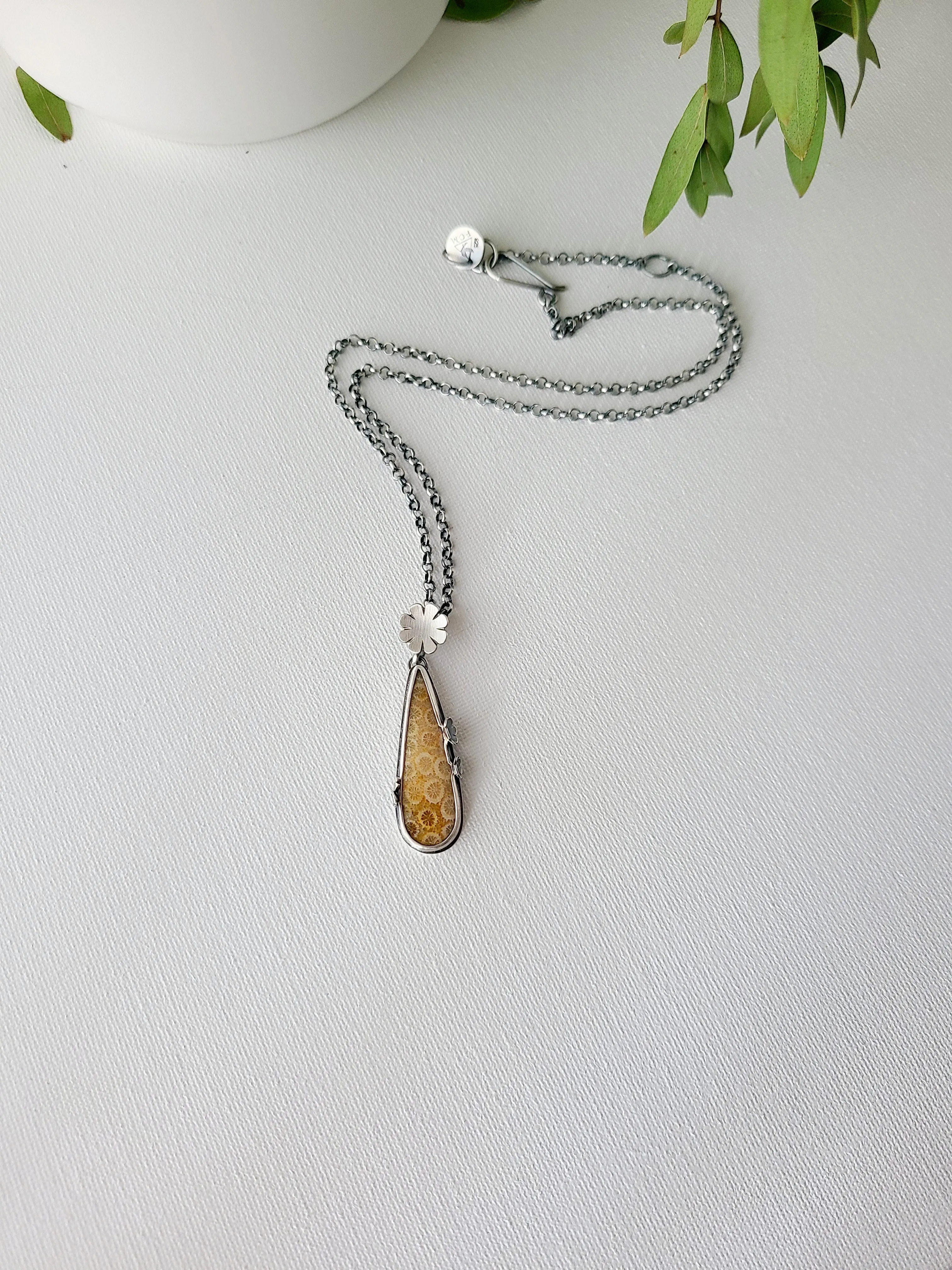 Flourish and Flower necklace #1
