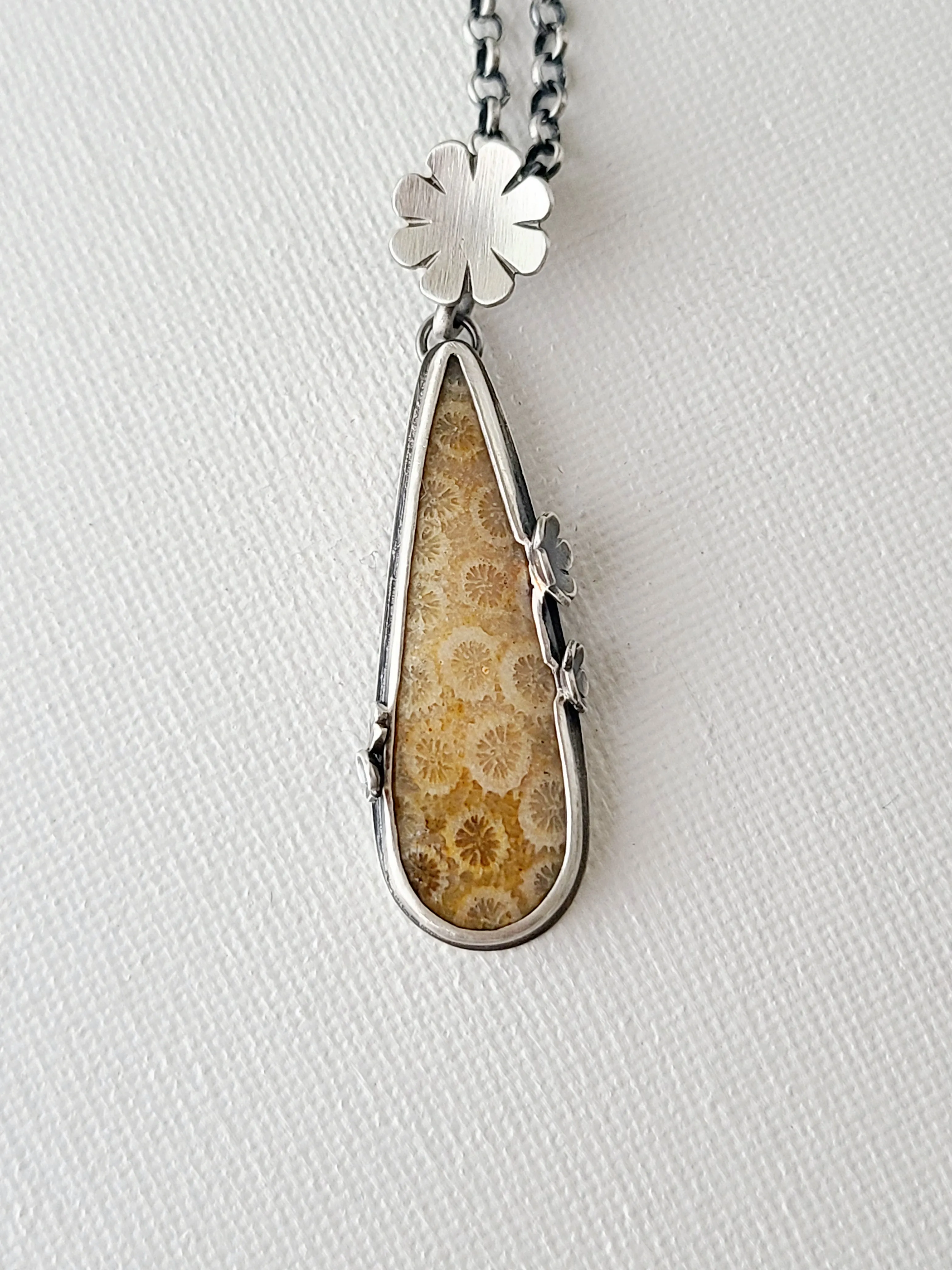 Flourish and Flower necklace #1