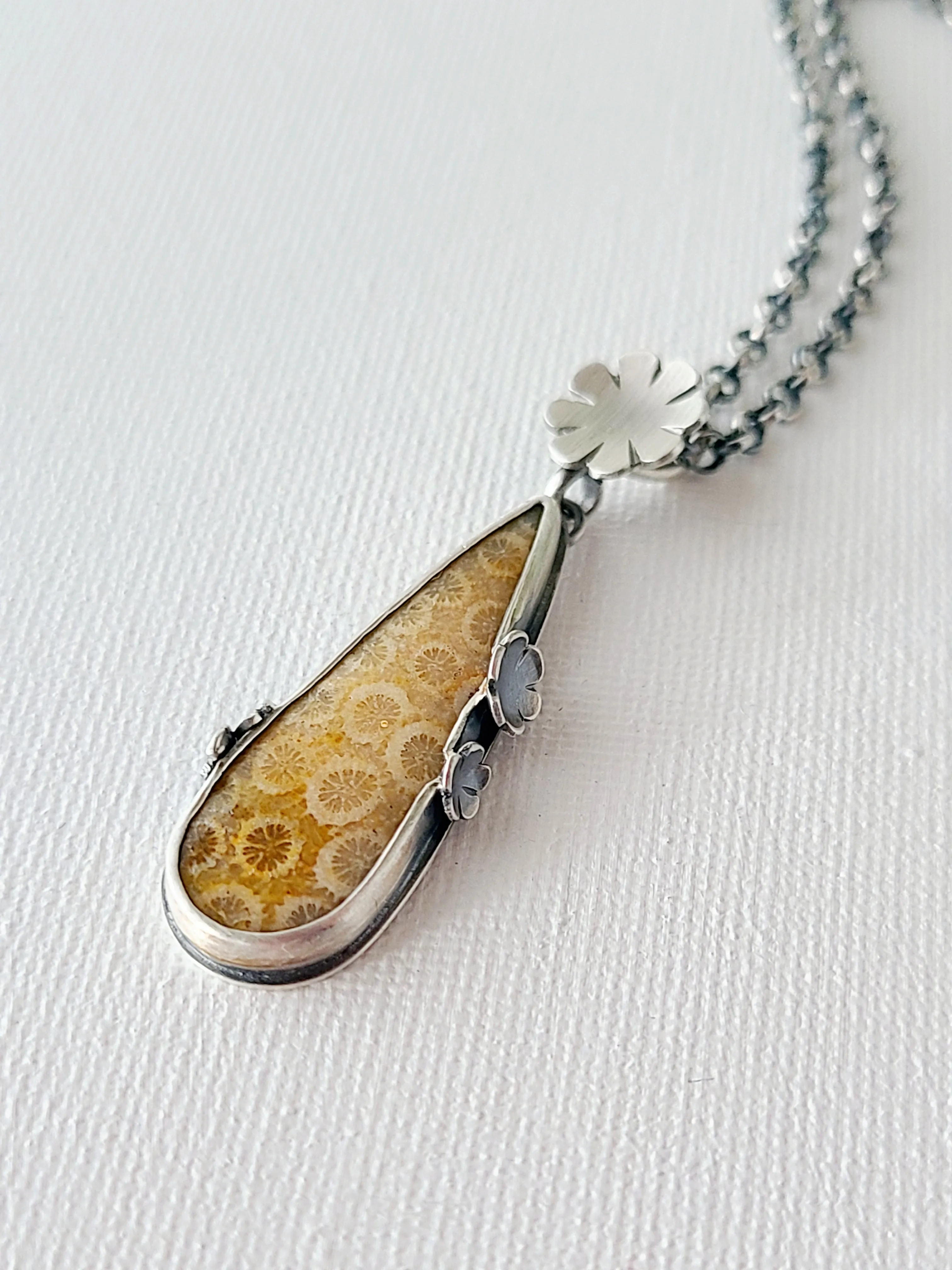 Flourish and Flower necklace #1