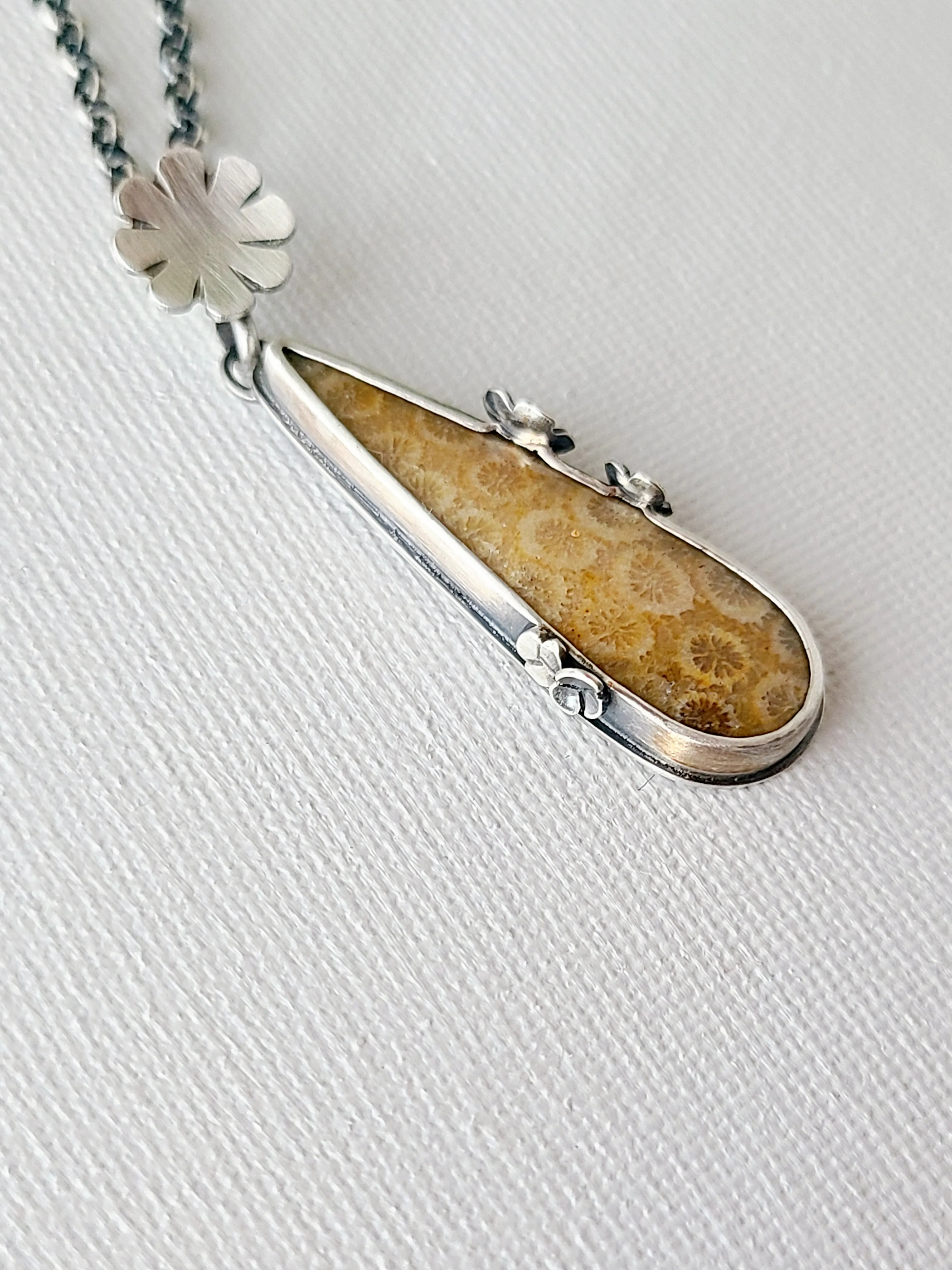 Flourish and Flower necklace #1