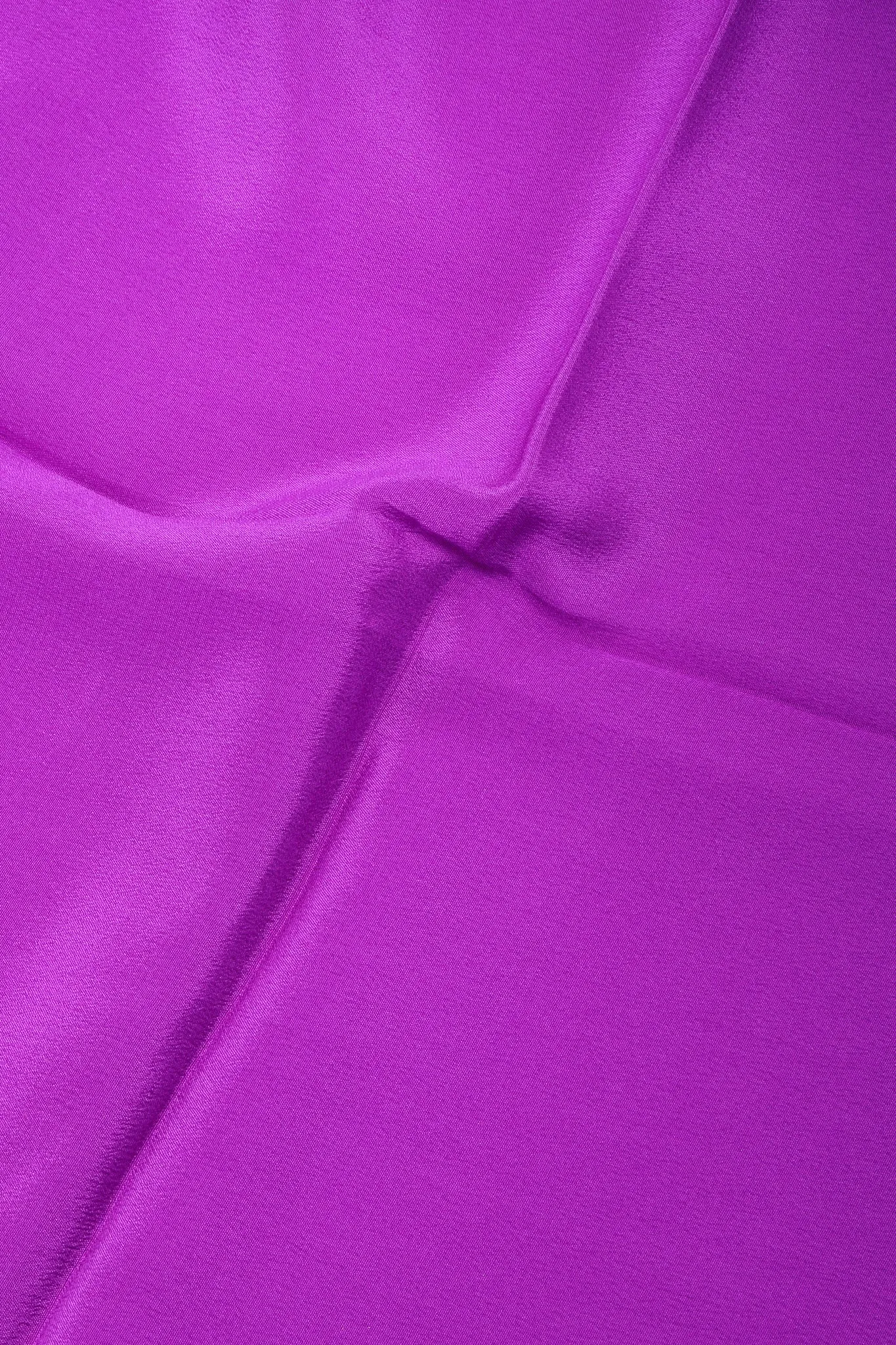 Flourish Border Silk Scarf