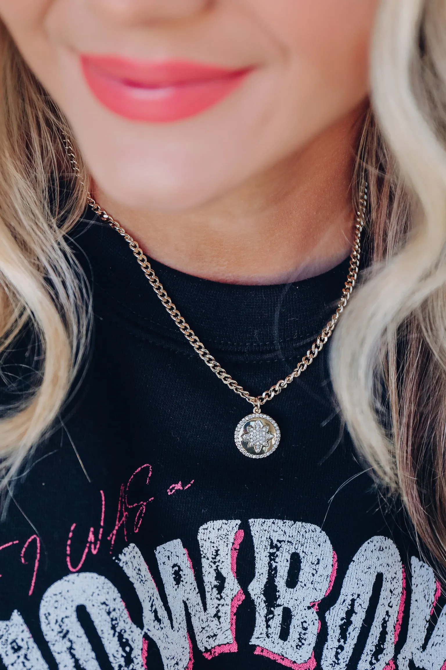 Flower Star Necklace by Treasure Jewels