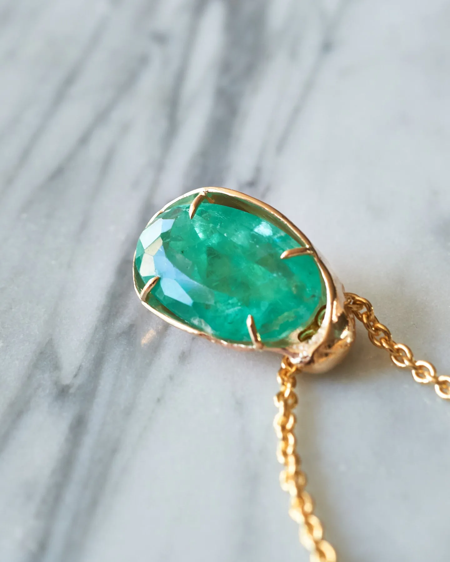 Fluorite Positive Energy In a Slipper Shell Necklace