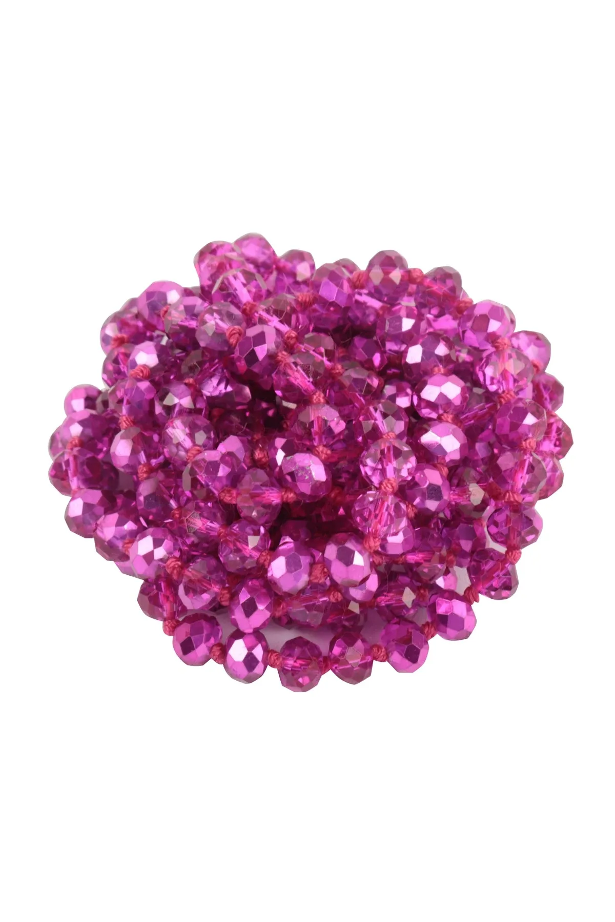 Fuchsia 2 Longline Hand Knotted Necklace - Pack of 6