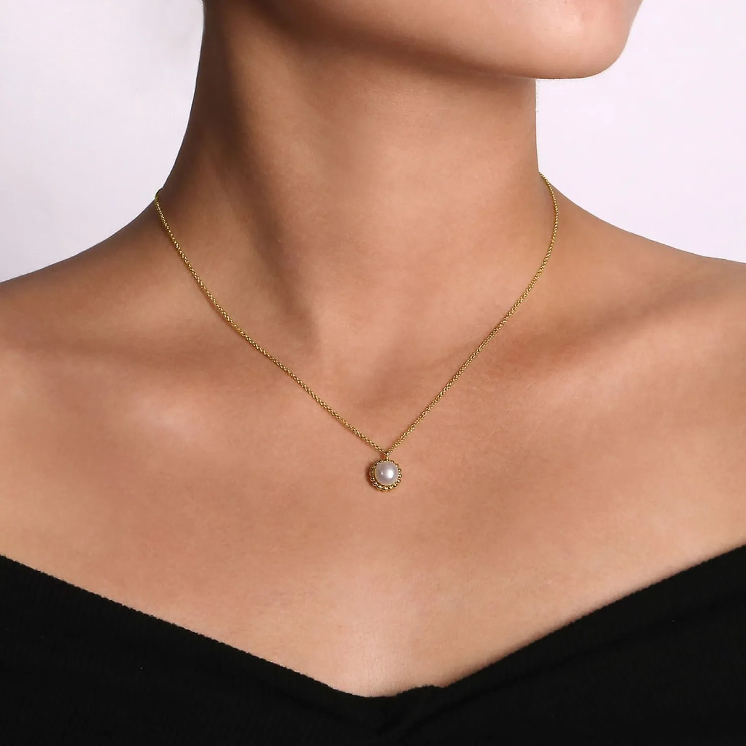 Gabriel & Co. Bujukan Pearl Pendant