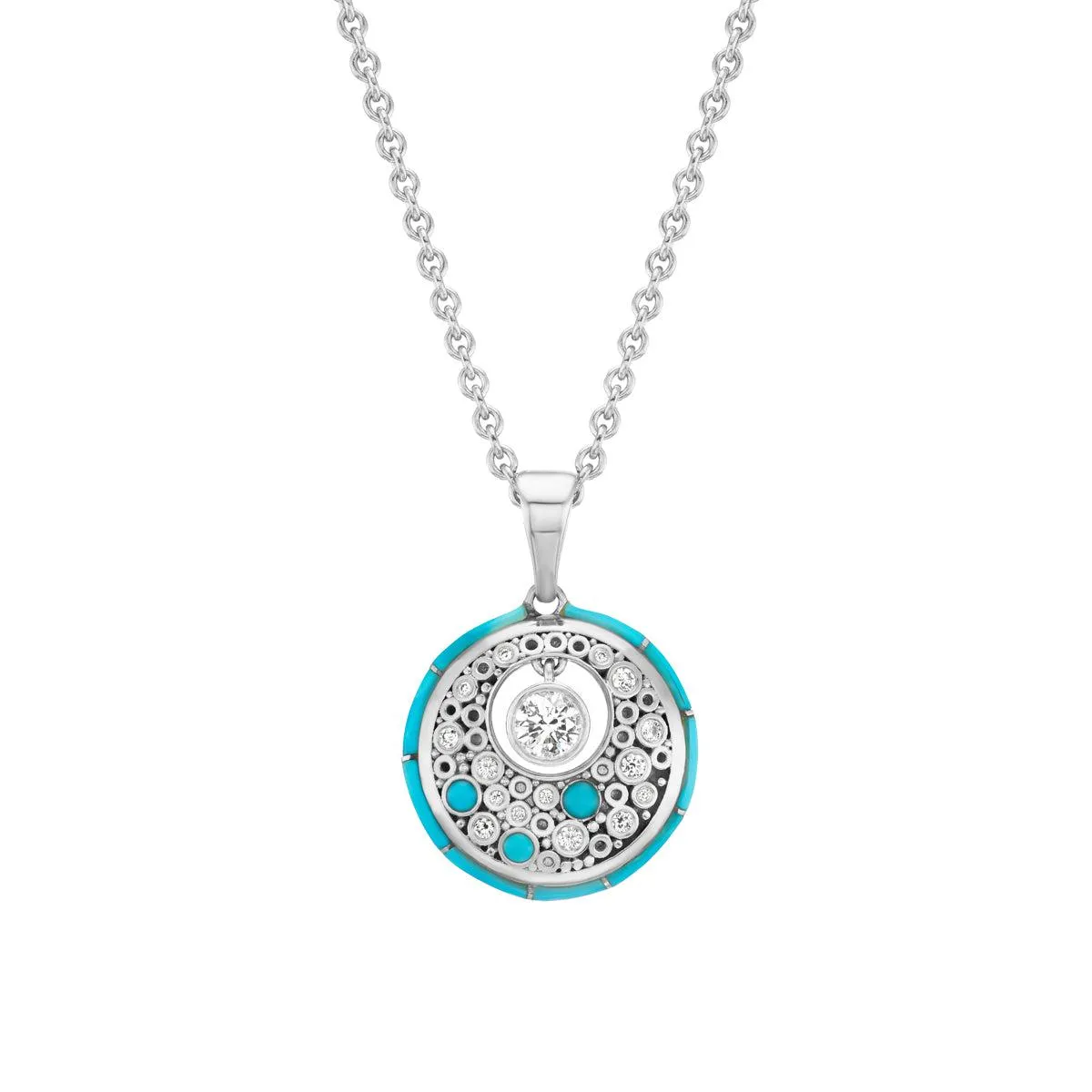 Galaxy Pendant Small (Turquoise)