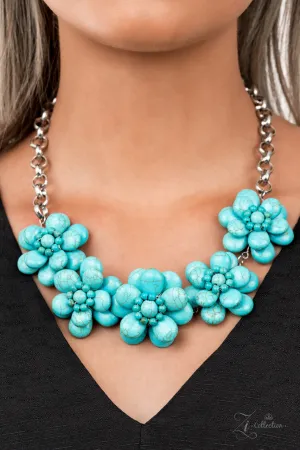 Genuine 2021 Zi Collection Blue Paparazzi Necklace