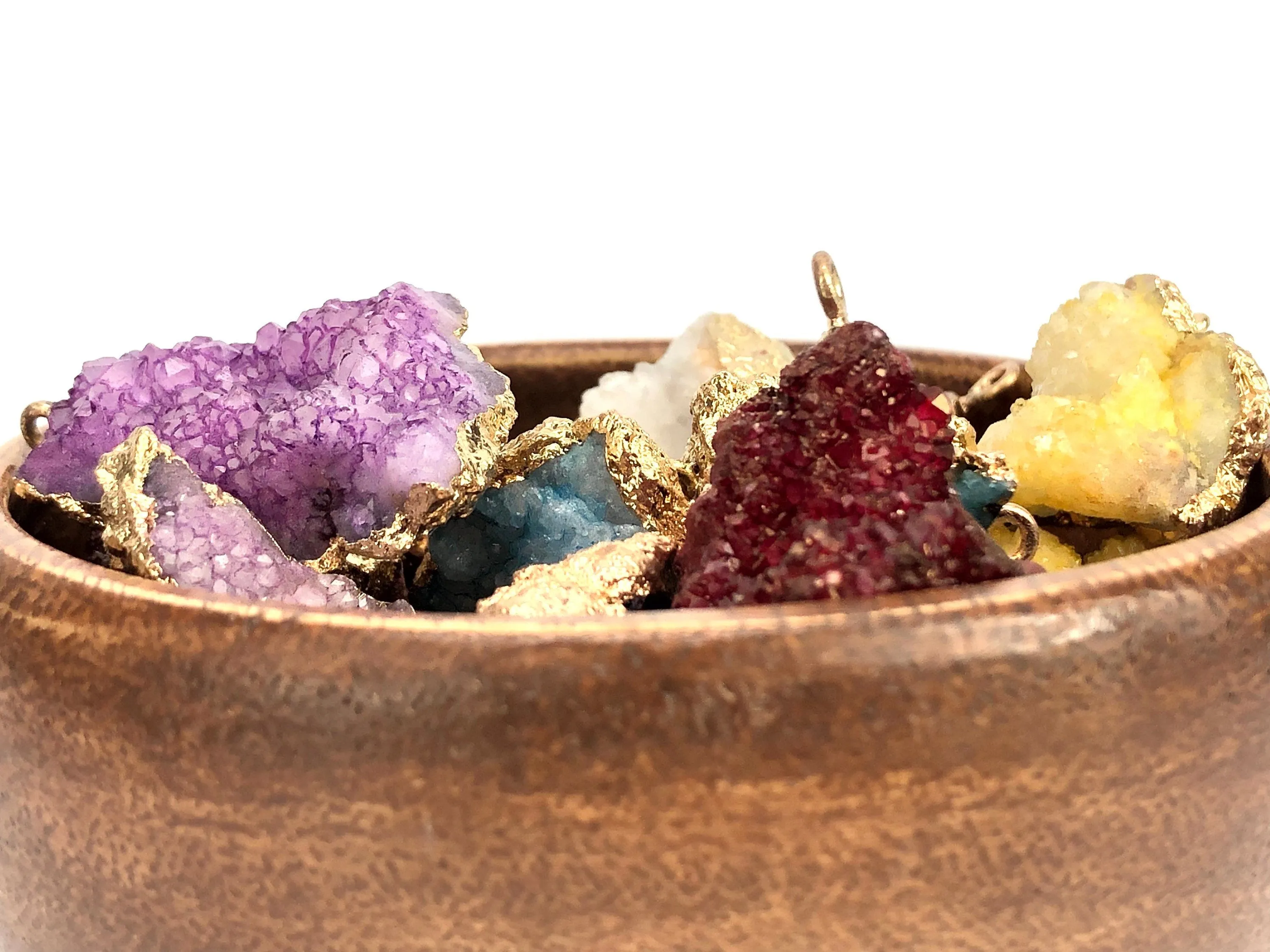 Geodes W/Gold Plating Sku#Q04