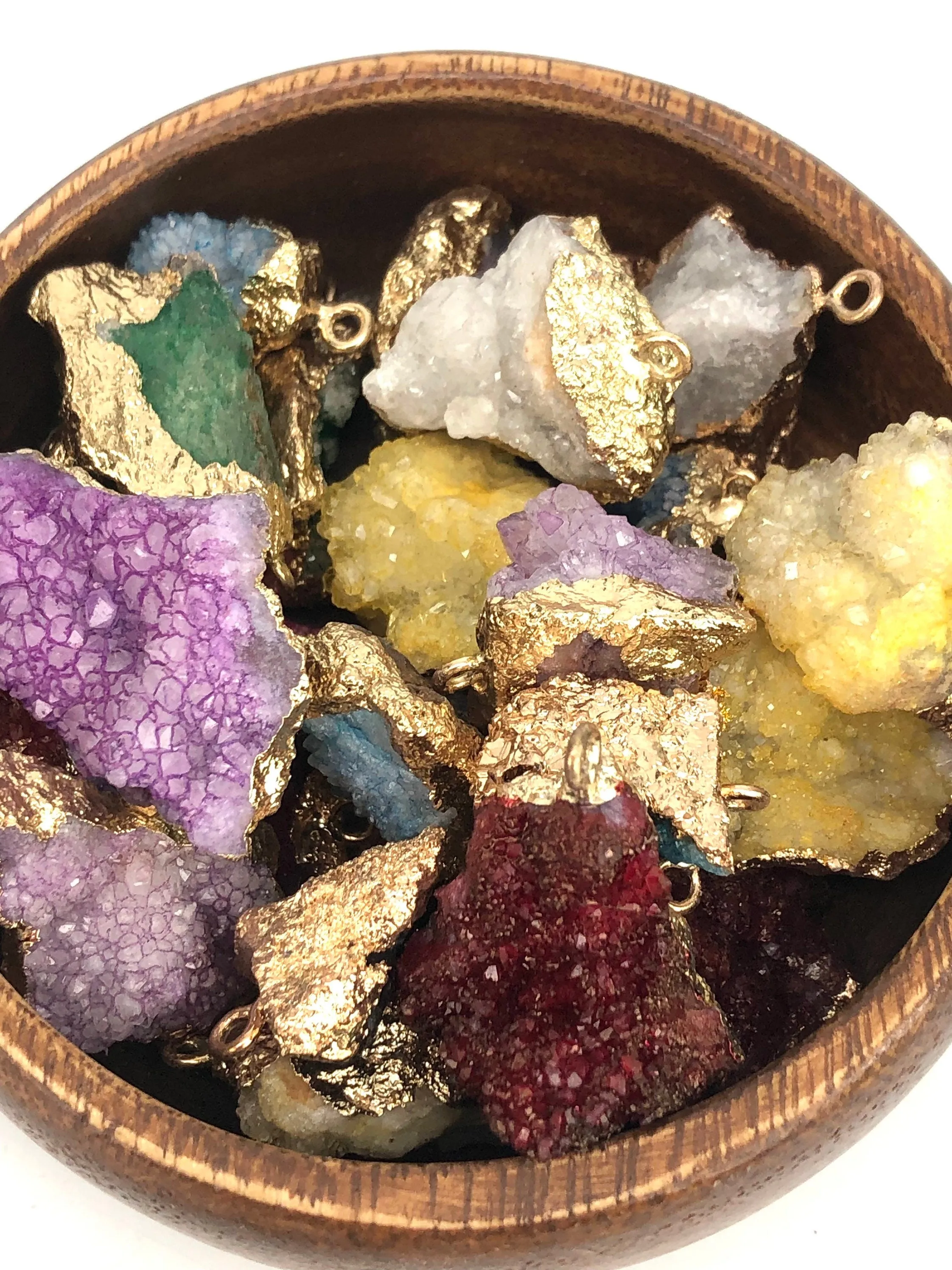 Geodes W/Gold Plating Sku#Q04