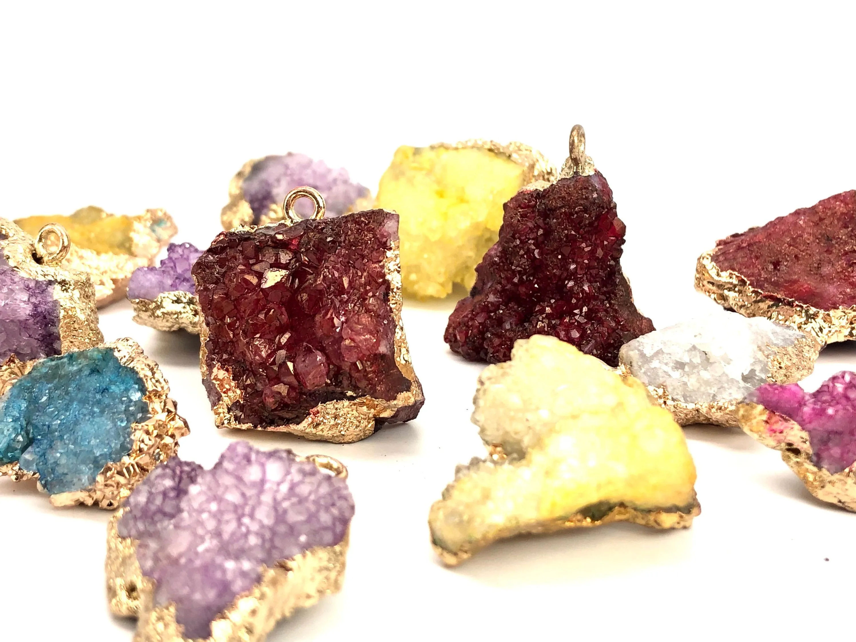 Geodes W/Gold Plating Sku#Q04
