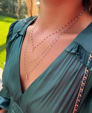 Gigi Clozeau Classic Necklace Turquoise & Yellow Gold