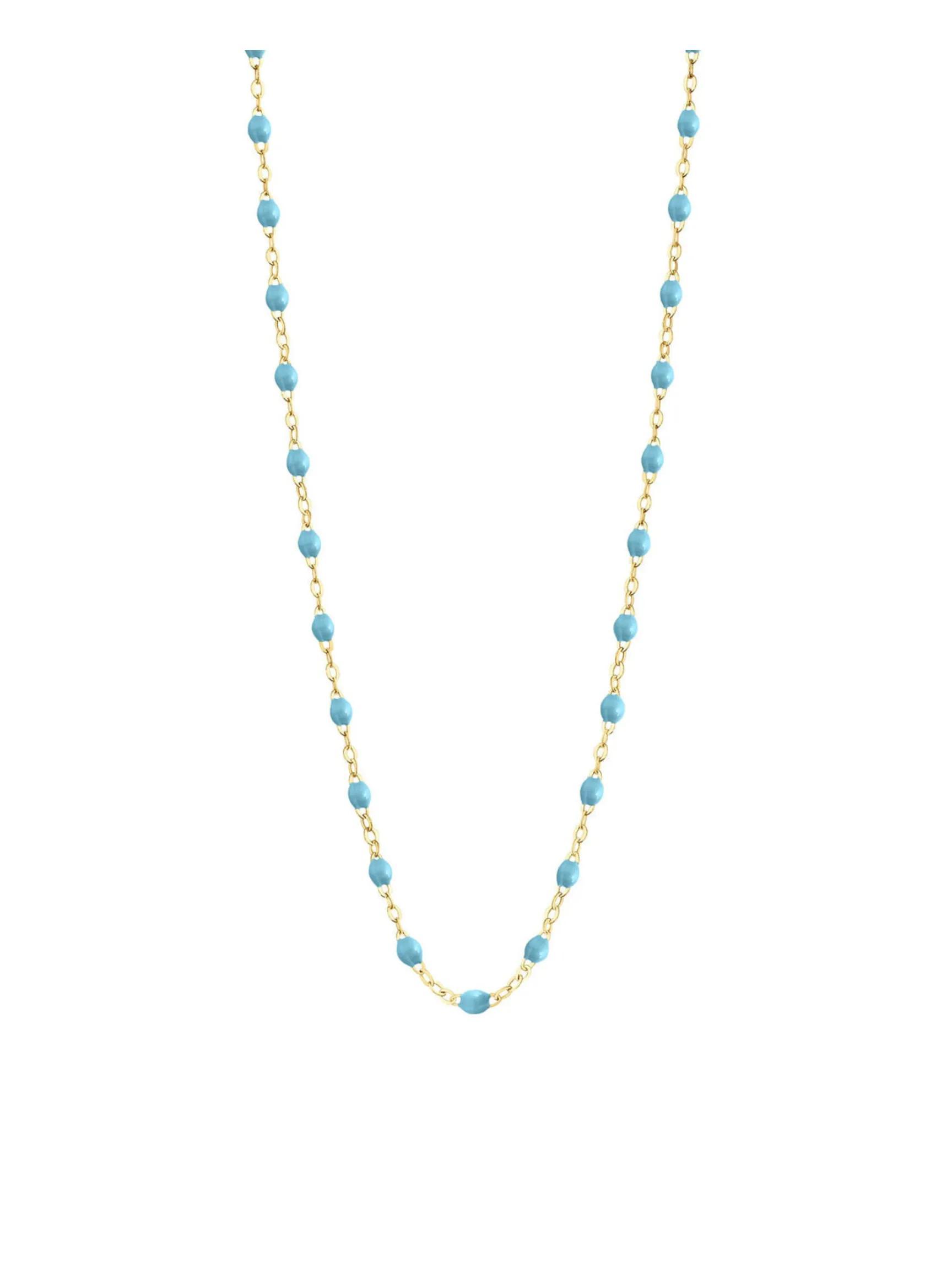 Gigi Clozeau Classic Necklace Turquoise & Yellow Gold
