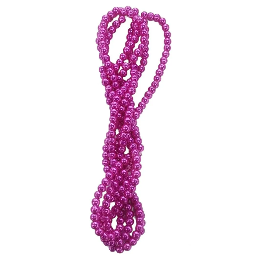Glass Pearl Beads 6 mm