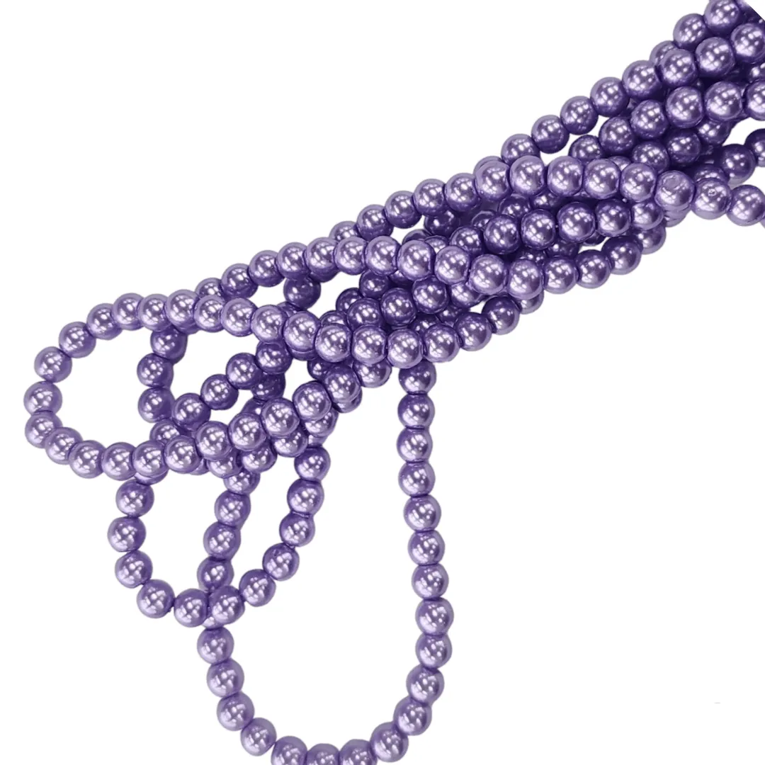 Glass Pearl Beads 6 mm