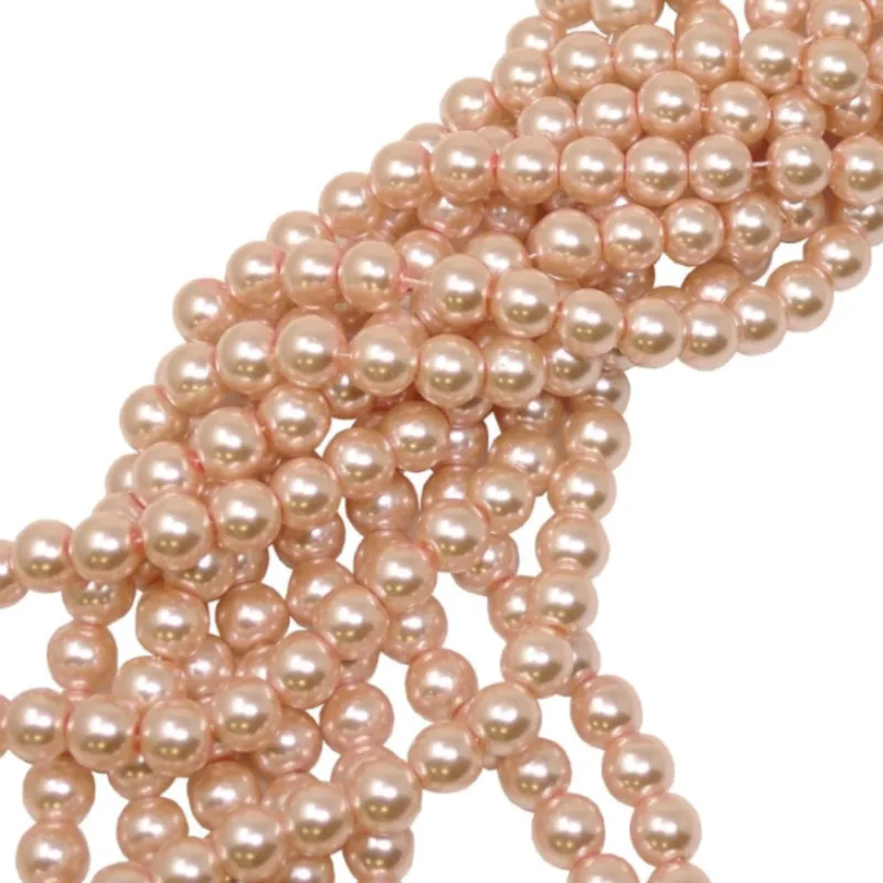 Glass Pearl Beads 6 mm