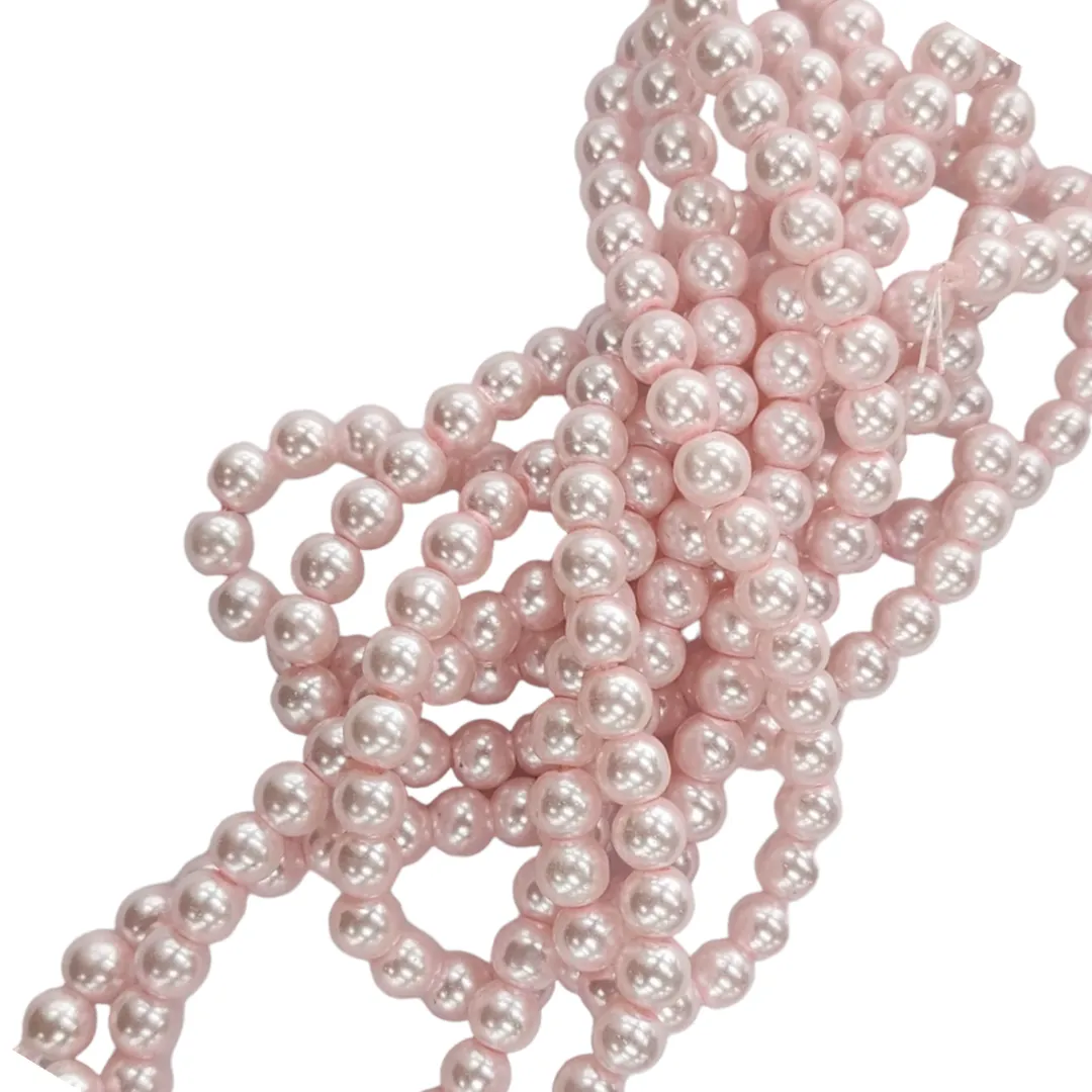 Glass Pearl Beads 6 mm