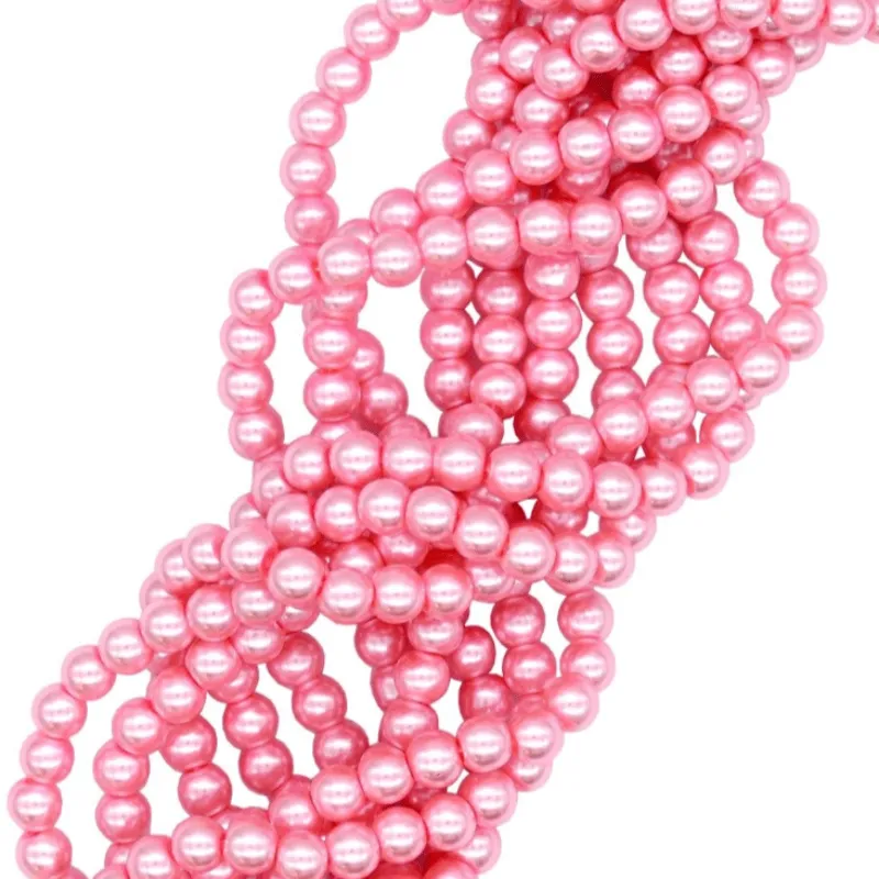 Glass Pearl Beads 6 mm