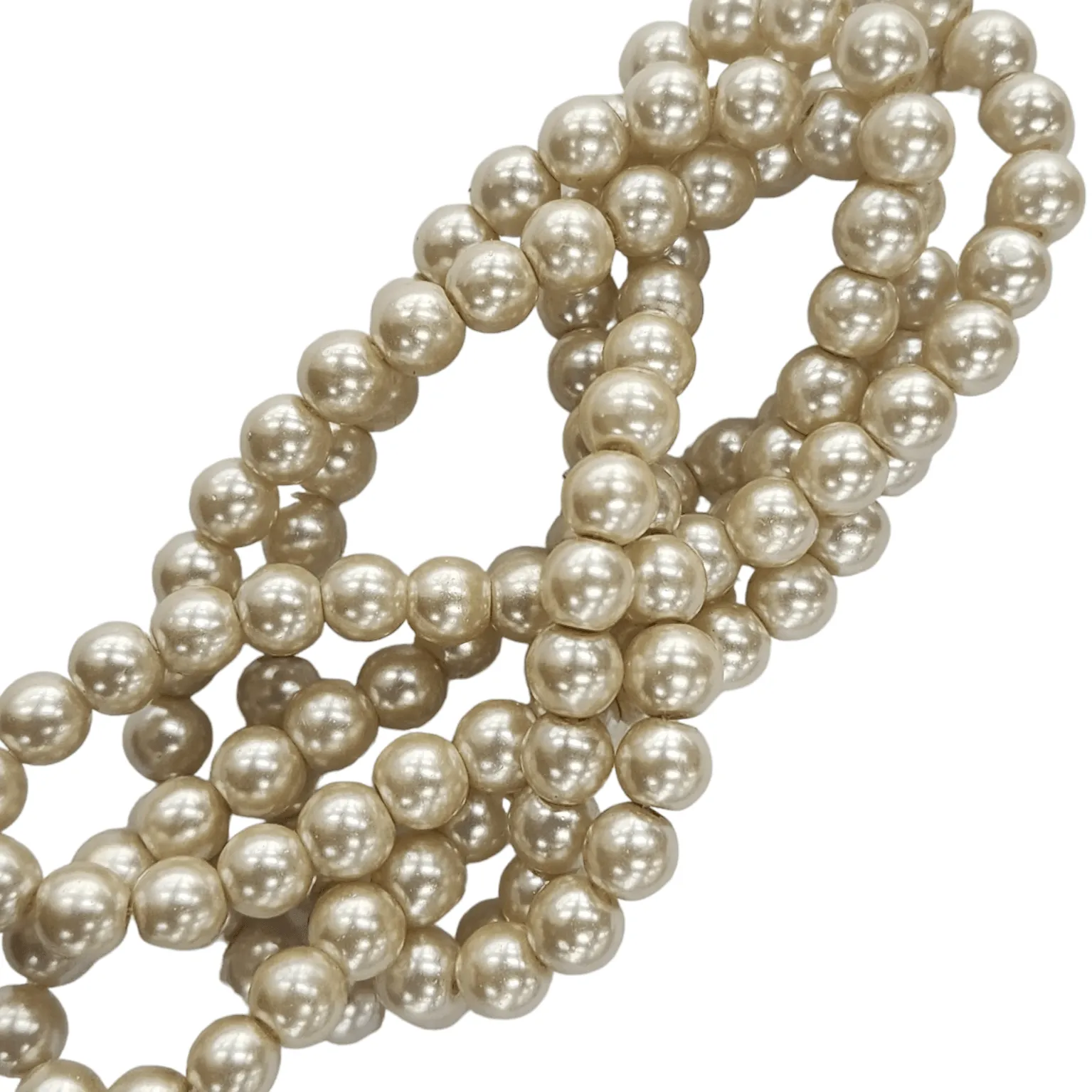 Glass Pearl Beads 6 mm