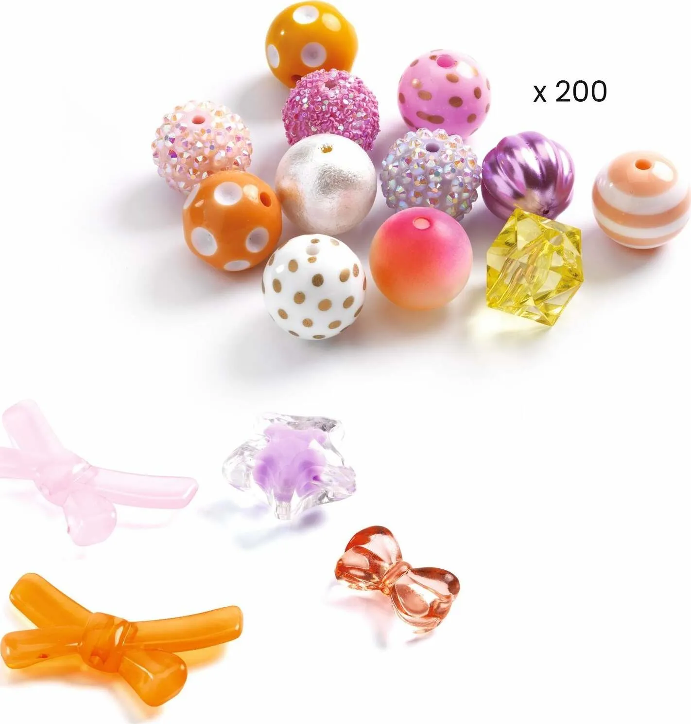 Gold Bubble Beads