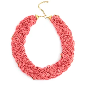 GOLD CORAL BEAD NECKLACE  #FW1404827 (OD19)