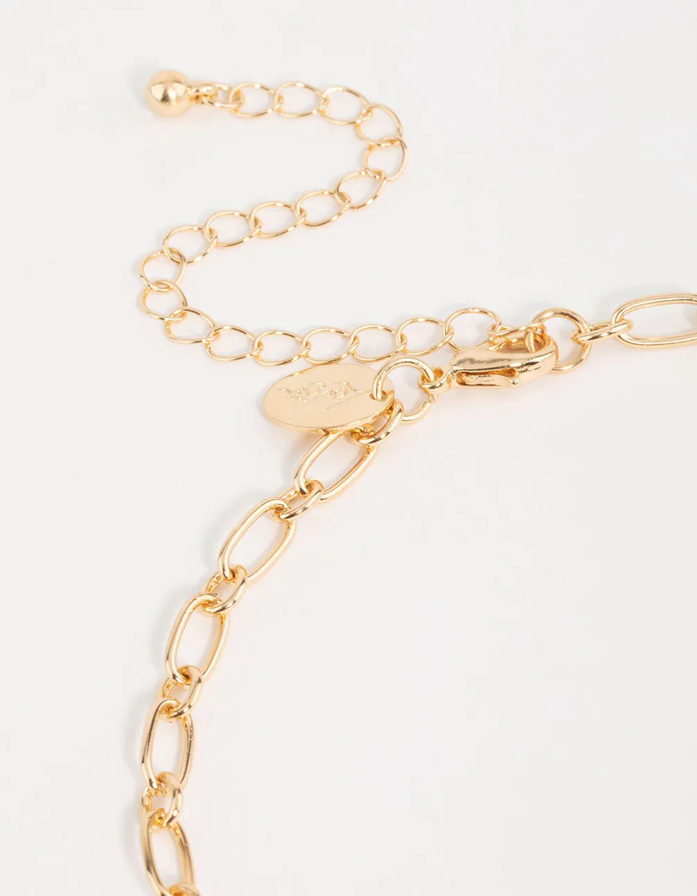 Gold Shell & Fish Charm Necklace