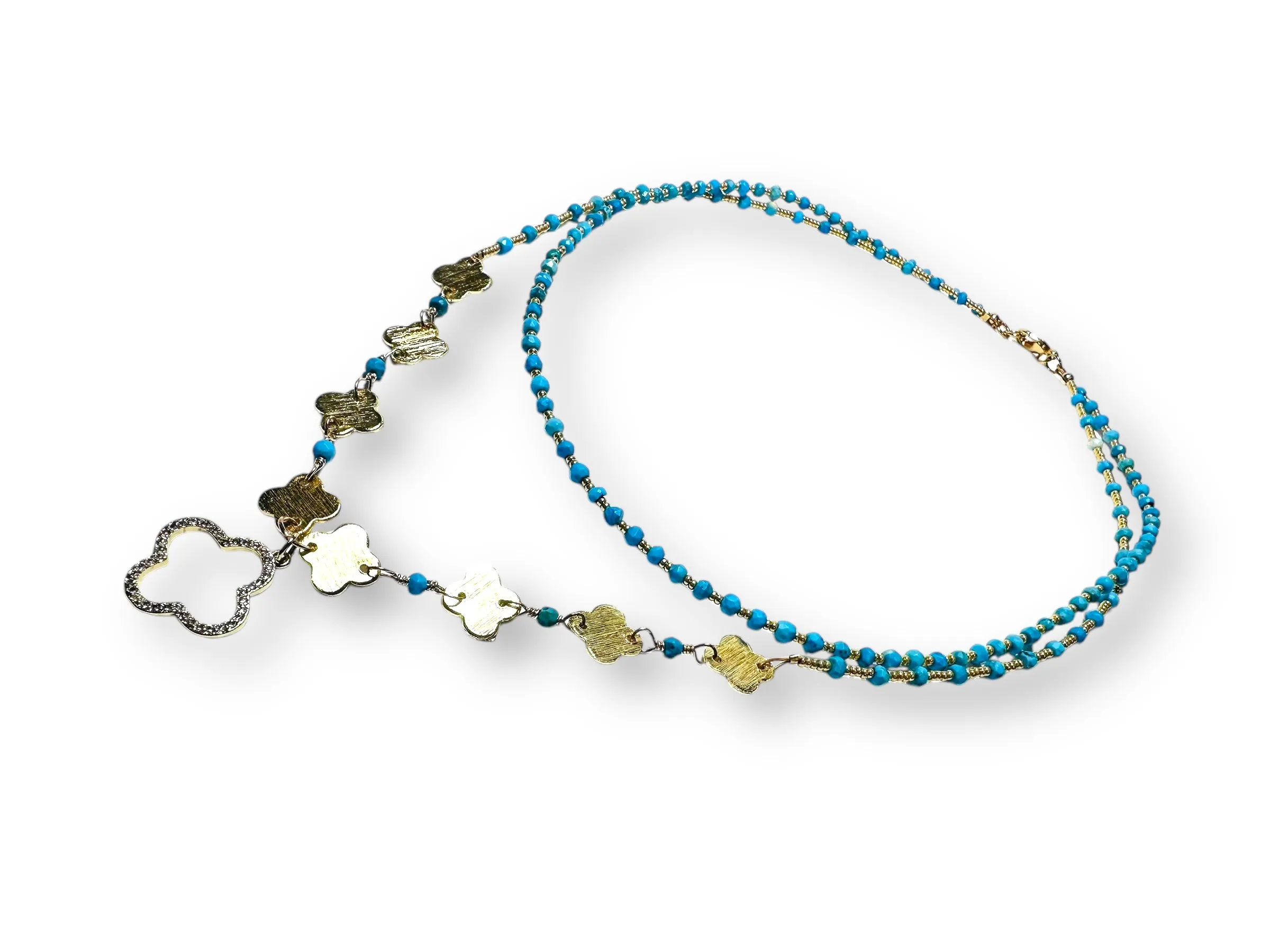 Golden Turquoise Necklace