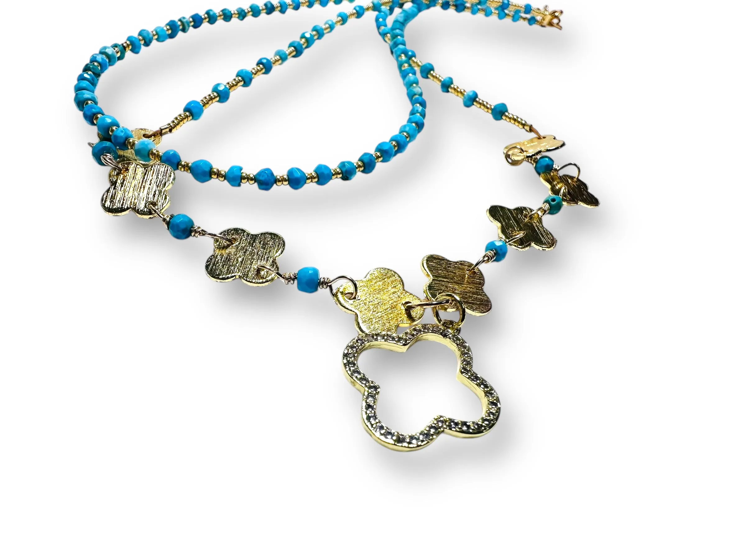 Golden Turquoise Necklace