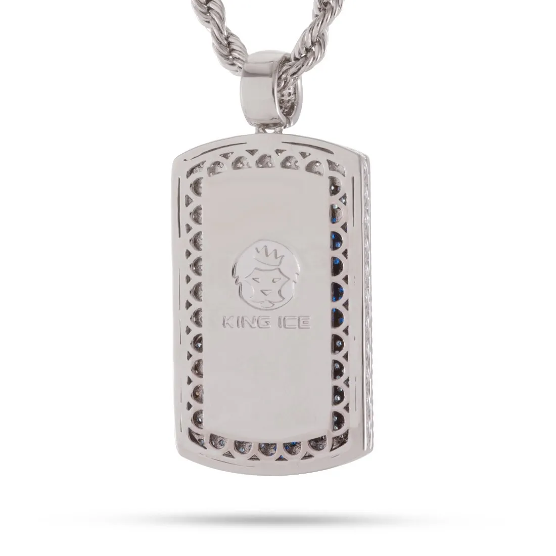 Great Wave Dog Tag Necklace
