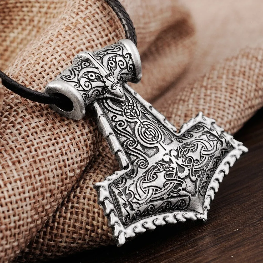 Hammer of The Gods Silver Necklace