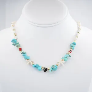 Handmade Seashell Necklace - Heart -Inspired Fast-Selling