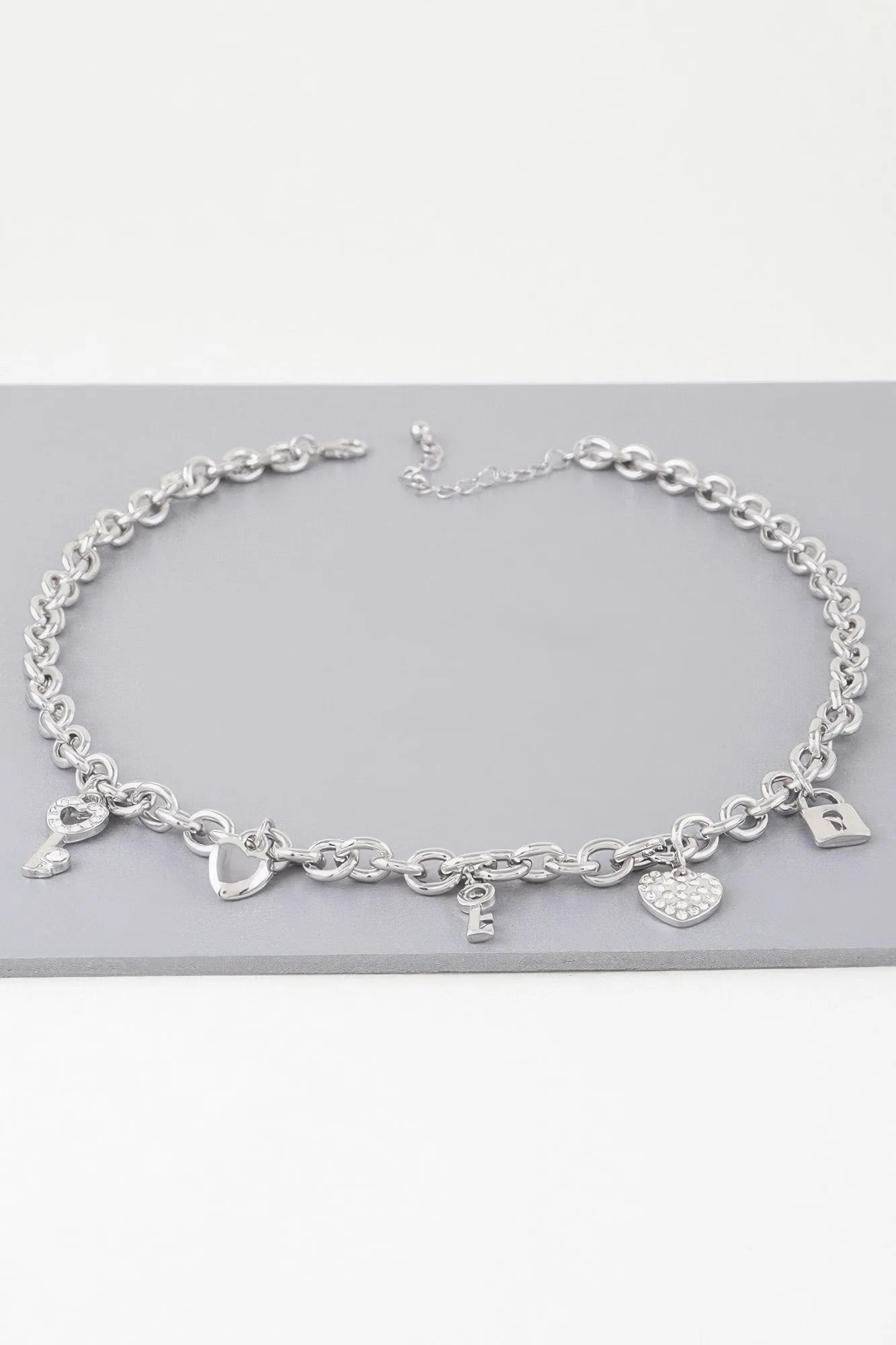 Heart Locker Charm Necklace