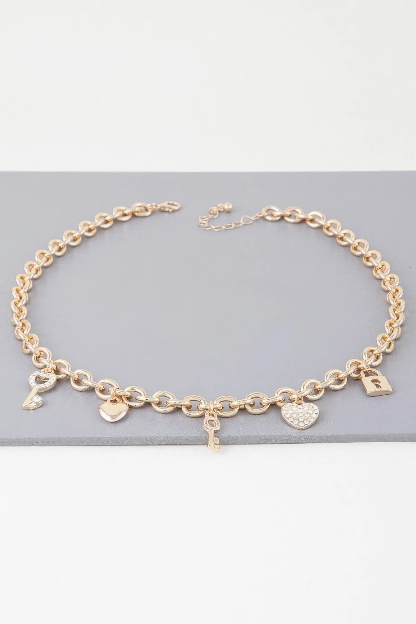 Heart Locker Charm Necklace