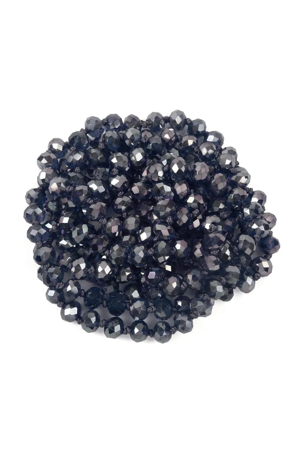 Hematite Longline Hand Knotted Necklace - Pack of 6