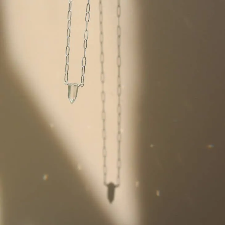 Herkimer Point Necklace