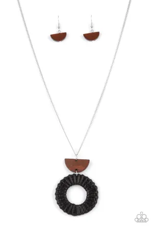 Homespun Stylist Black Paparazzi Necklace
