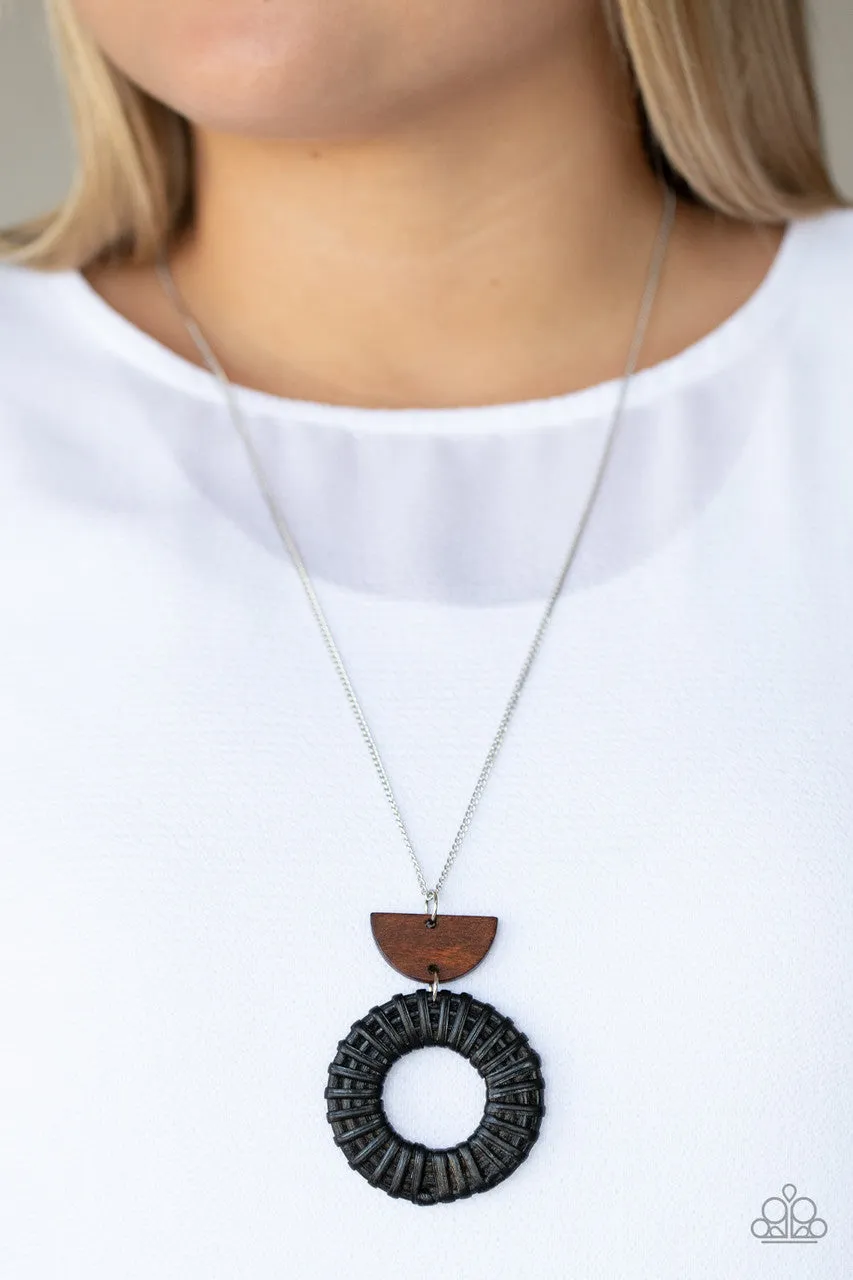 Homespun Stylist Black Paparazzi Necklace