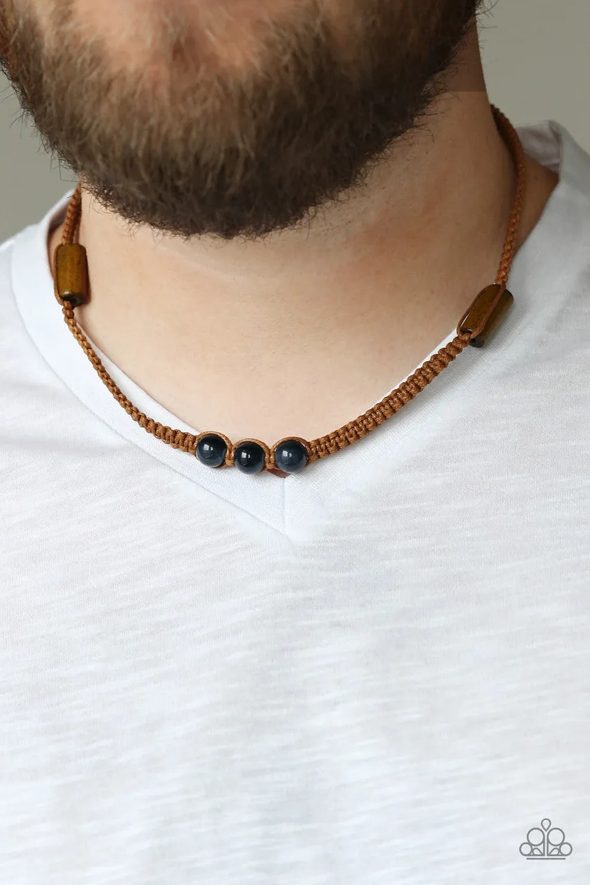 Honolulu Hustler Blue Paparazzi Choker Necklace