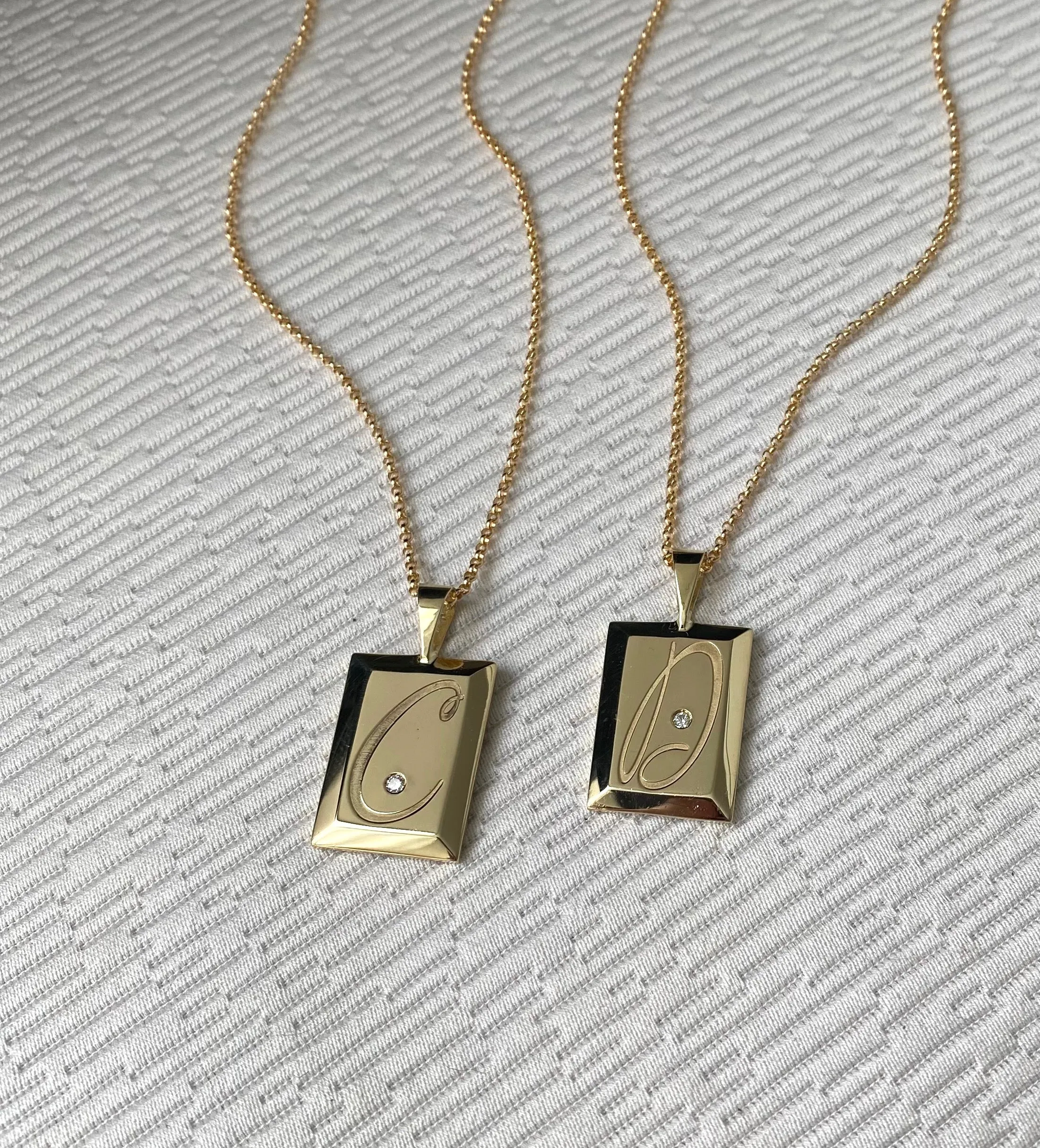 Initial Signet Pendant
