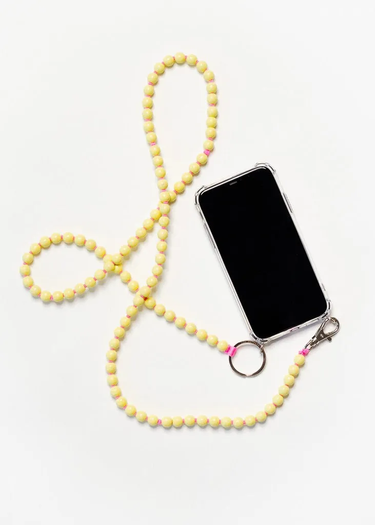 iPhone Necklace - Yellow & Rose