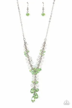 Iridescent Illumination Green Paparazzi Necklace